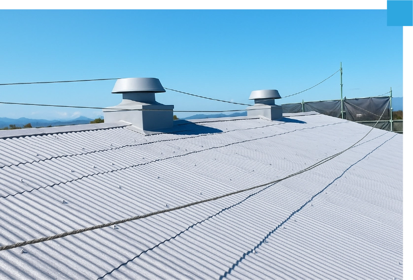 屋根遮熱塗装写真