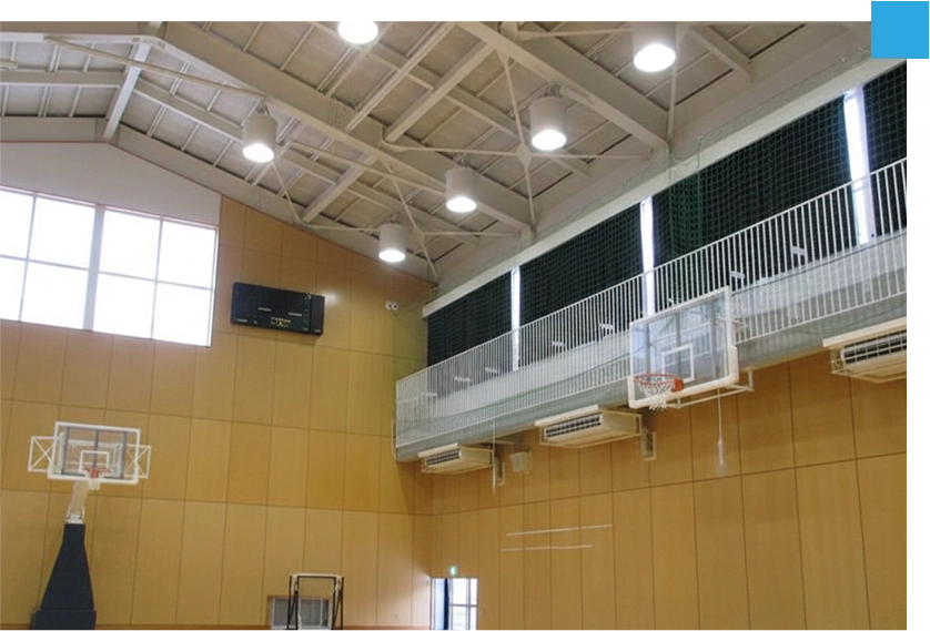 体育館空調設備新設写真